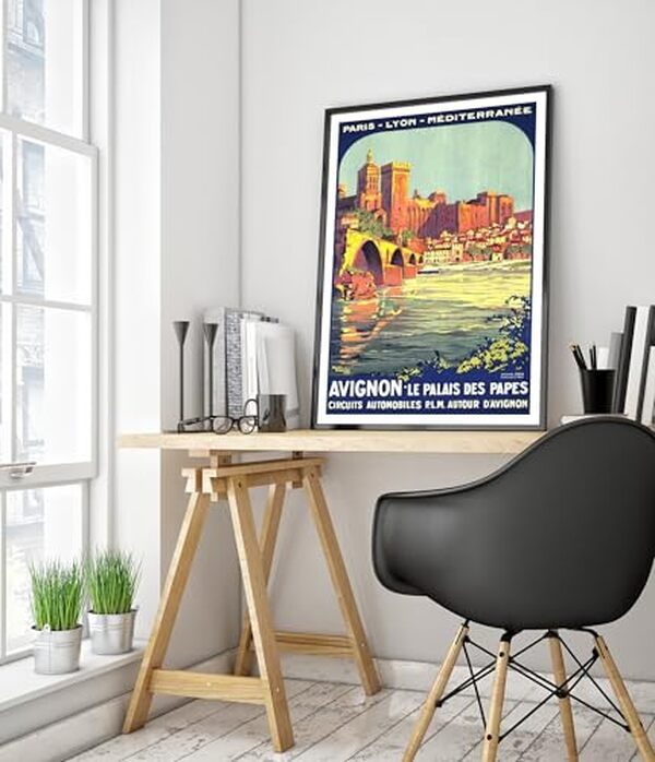 Découvrez notre avis détaillé sur l'affiche vintage Avignon 50 x 70 cm : qualité, design et où l'acheter au meilleur prix.