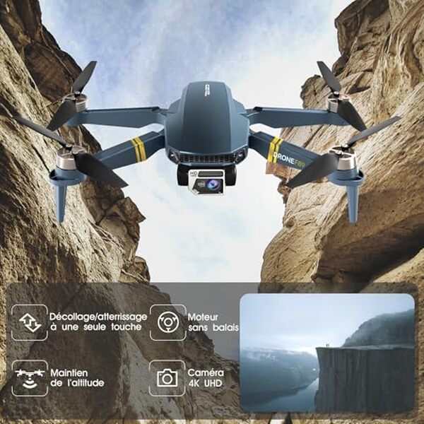 Découvrez notre test complet du drone pliable 4K UHD avec 84 minutes d'autonomie et 800 m de portée. Caractéristiques, performances et avis détaillés. 