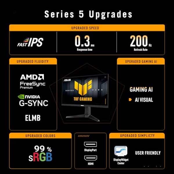 Découvrez notre test complet du moniteur gaming ASUS TUF Gaming VG259QL5A 25 pouces : performances, qualité d'image et ergonomie pour les gamers. 