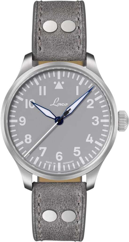 Avis sur la Laco Basis Augsburg : montre aviateur élégante en acier inoxydable
