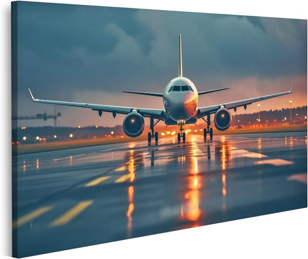 Avis : tableau sur toile "Avion", islandburner
