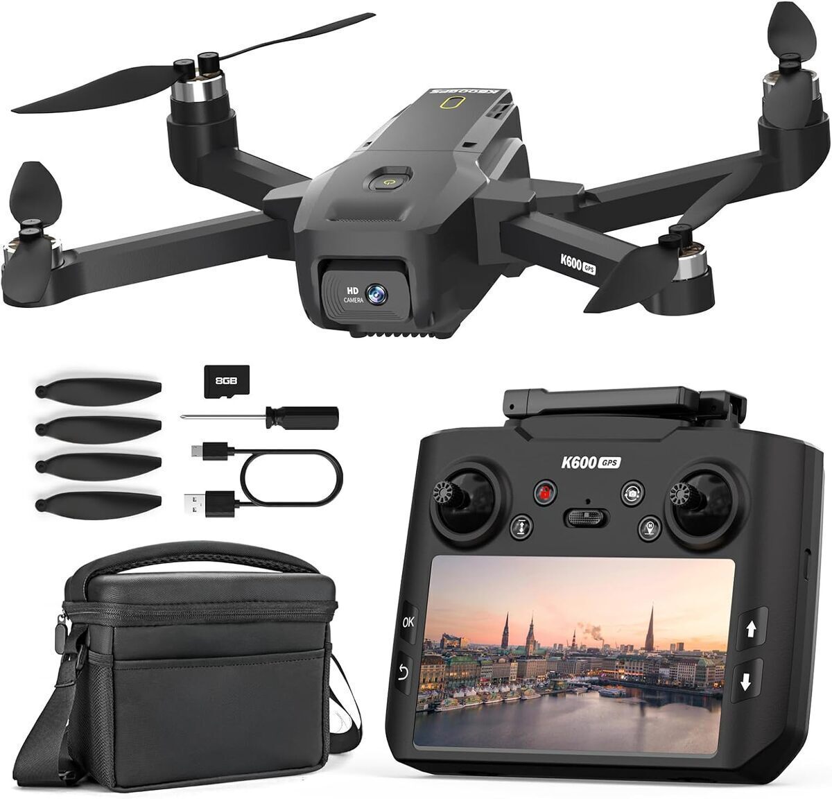Test du drone K600GPS : caméra 1080P et fonctionnalités avancées