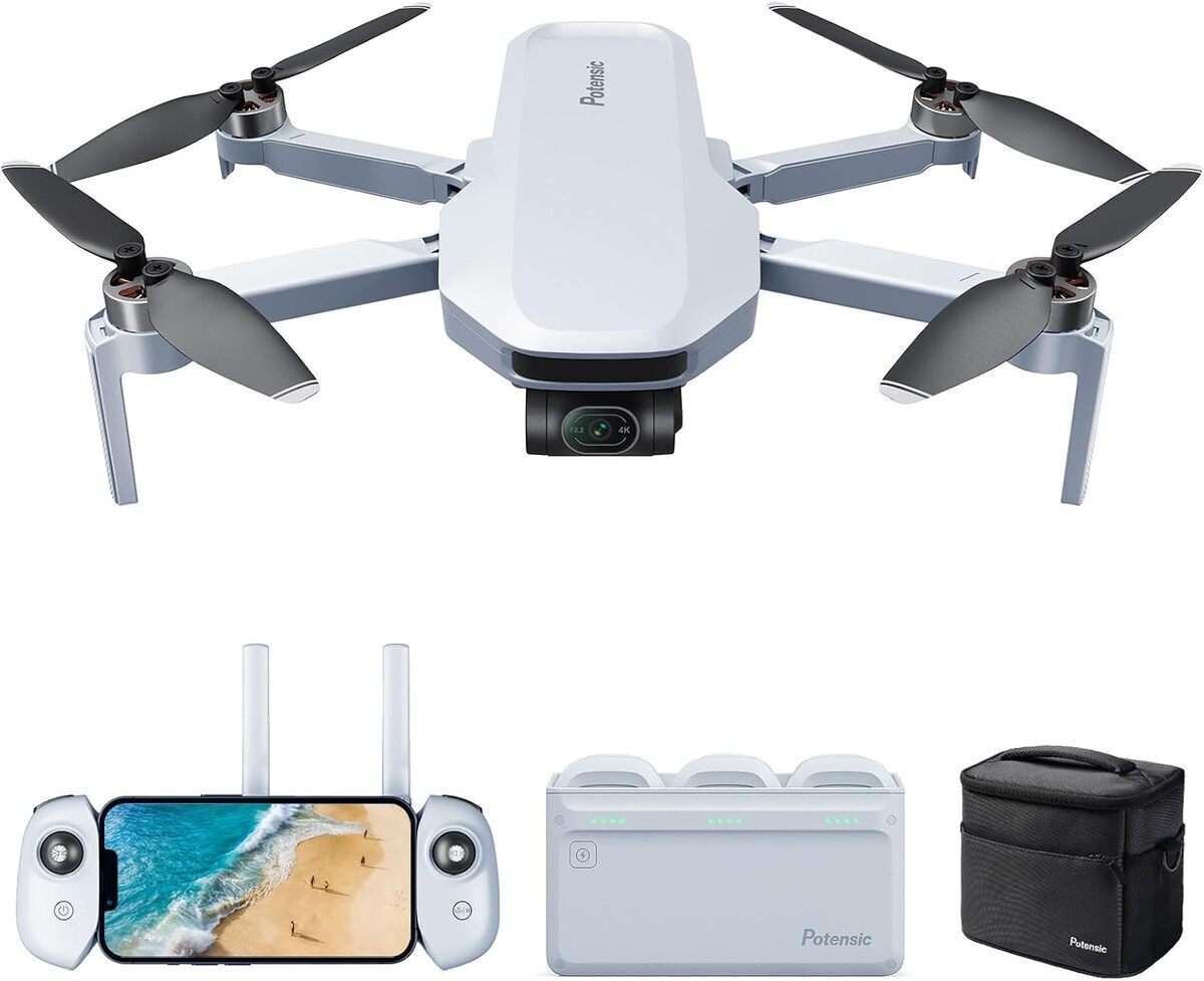 Test du drone Potensic ATOM : caméra 4K et gimbal à trois axes