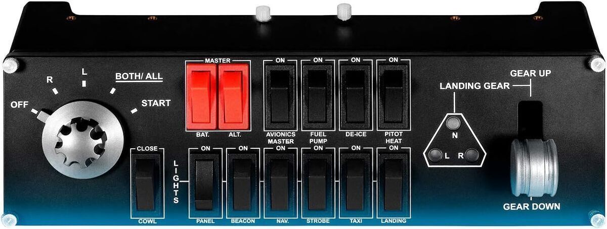 Test du panneau de contrôle Logitech G Saitek Pro Flight Switch Panel