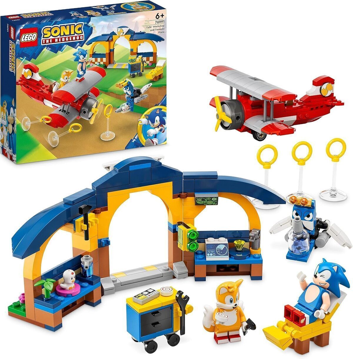 Test : lego 76991 sonic l’avion tornado et l'atelier de tails