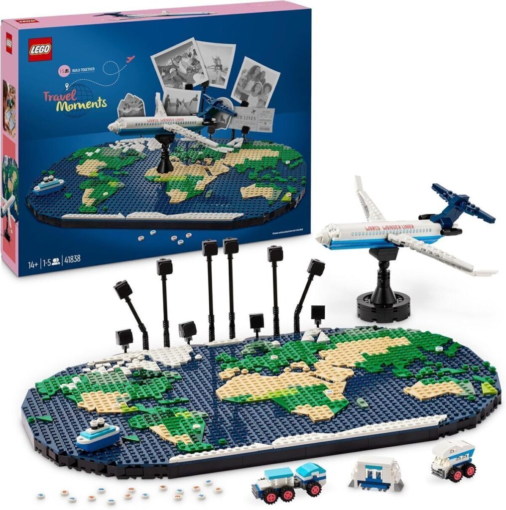 Test : lEGO carte du monde 41838, souvenirs de voyages en famille