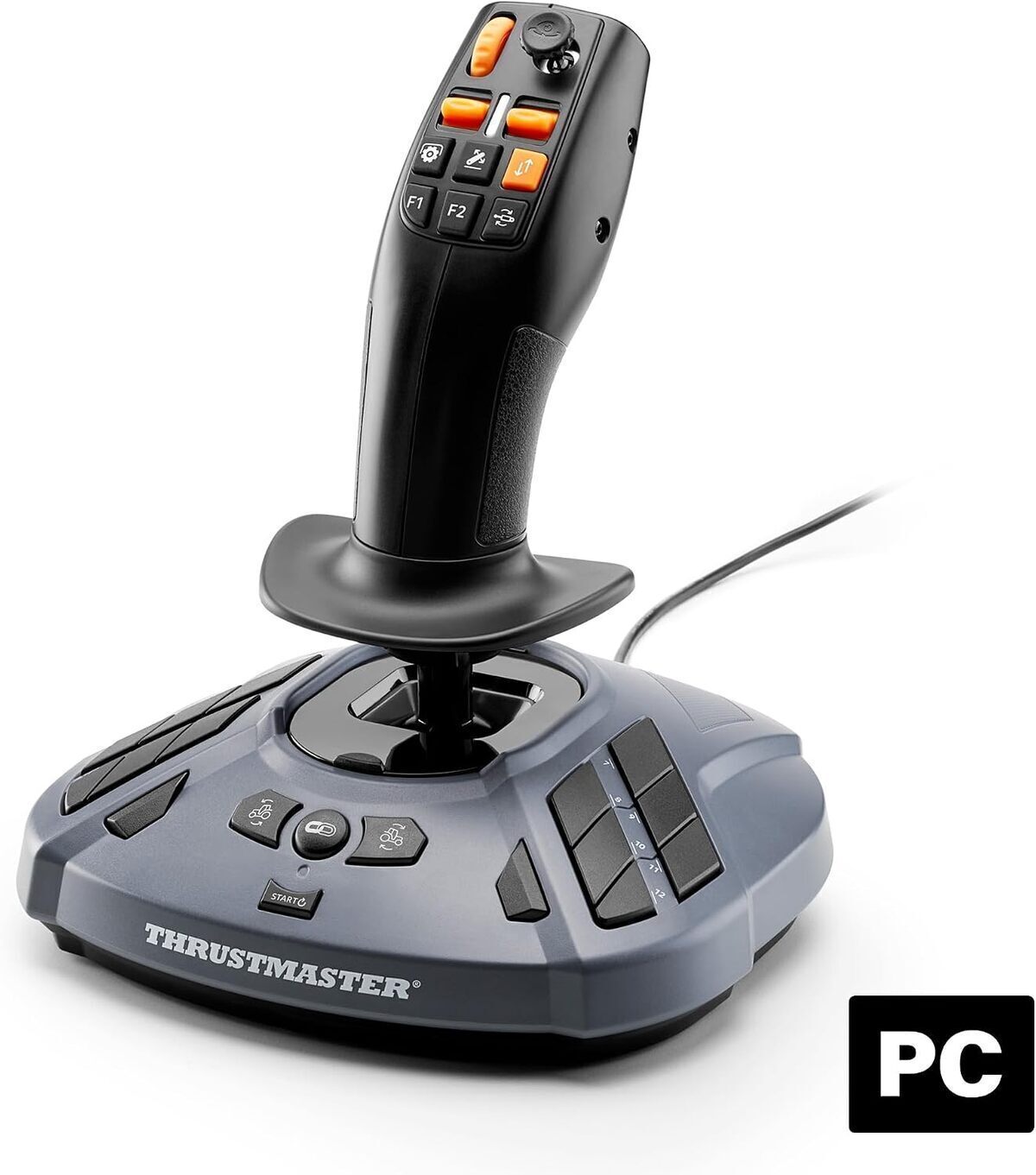 Test : thrustmaster SimTask FarmStick, le joystick ultime pour simulateurs agricoles et de chantier
