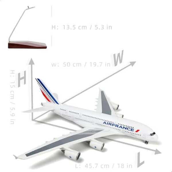 Découvrez notre test complet du modèle réduit A380 18 pouces QIYUMOKE : caractéristiques, performances et avis d'expert pour cet avion miniature de qualité.
