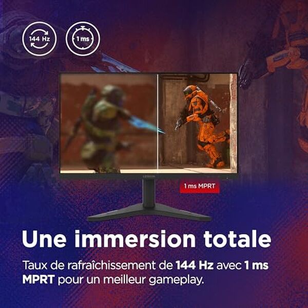 Découvrez notre test complet de l'écran Lenovo Legion R24s : réactivité exceptionnelle, qualité d'image premium et expérience gaming immersive pour les joueurs exigeants.