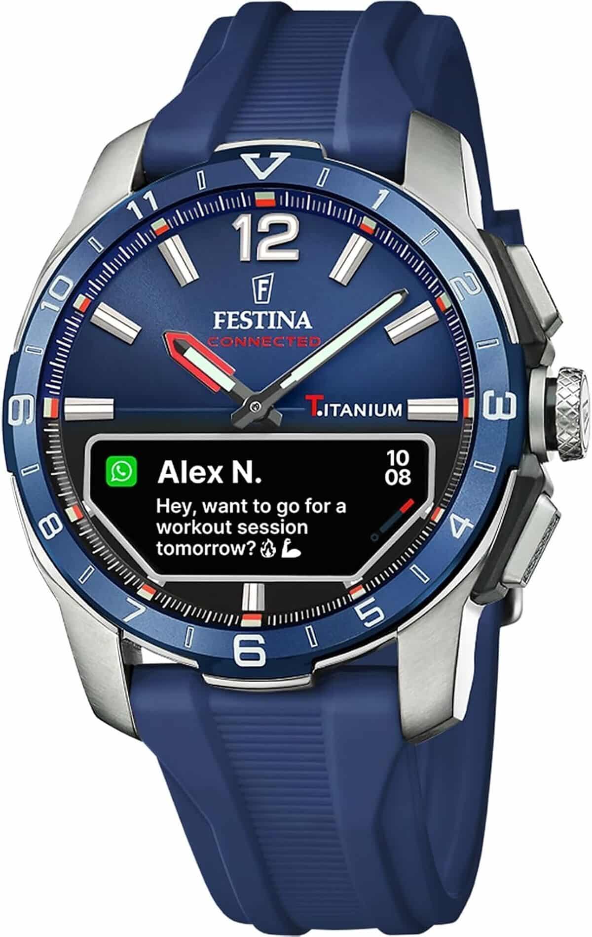 Test de la montre connectée hybride Festina F23000/1 : autonomie 10 jours