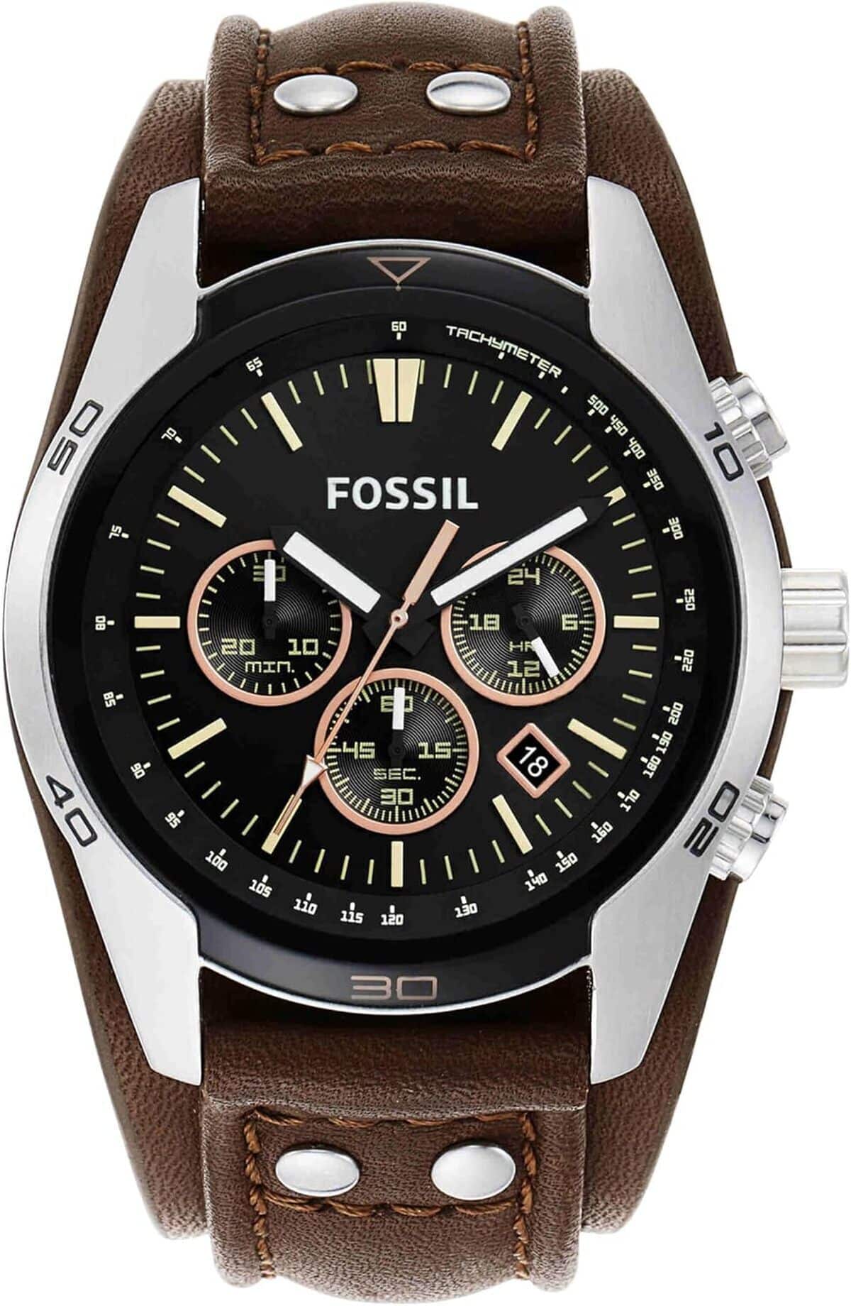 Test de la montre Fossil Coachman CH2891 : mouvement chronographe et design élégant
