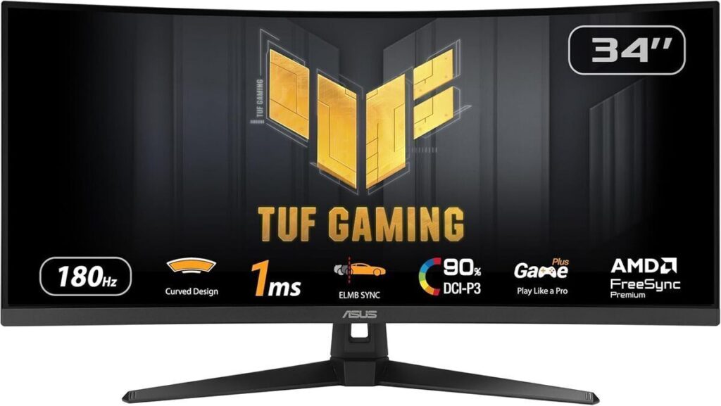 Test : moniteur ASUS TUF Gaming VG34VQ3B 34 pouces - immersion garantie