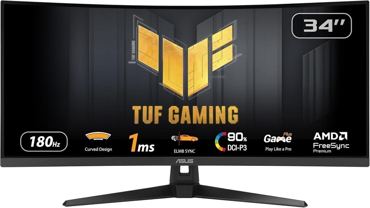 Test : moniteur ASUS TUF Gaming VG34VQ3B 34 pouces - immersion garantie