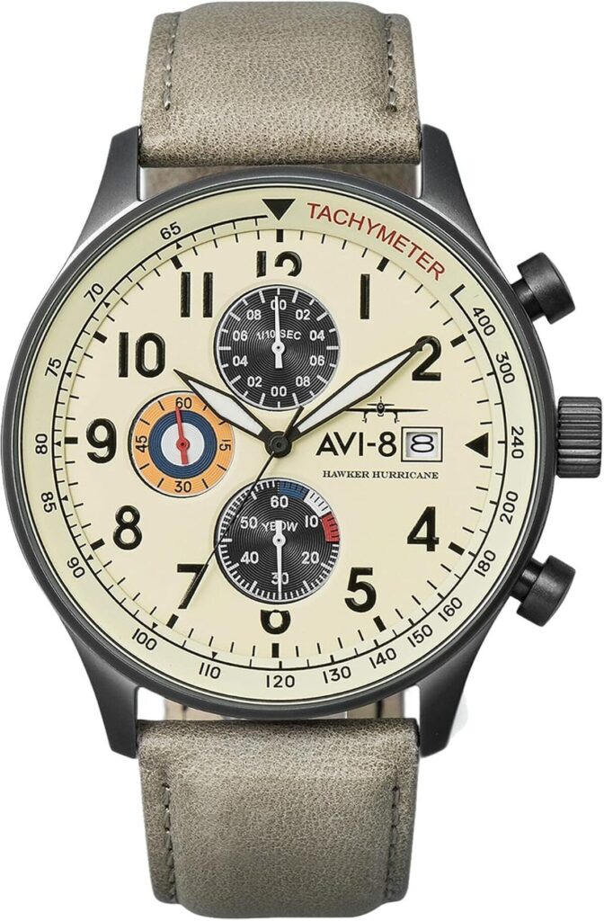 Test : montre AVI-8 Hawker Hurricane AV-4011-0C, style militaire élégant