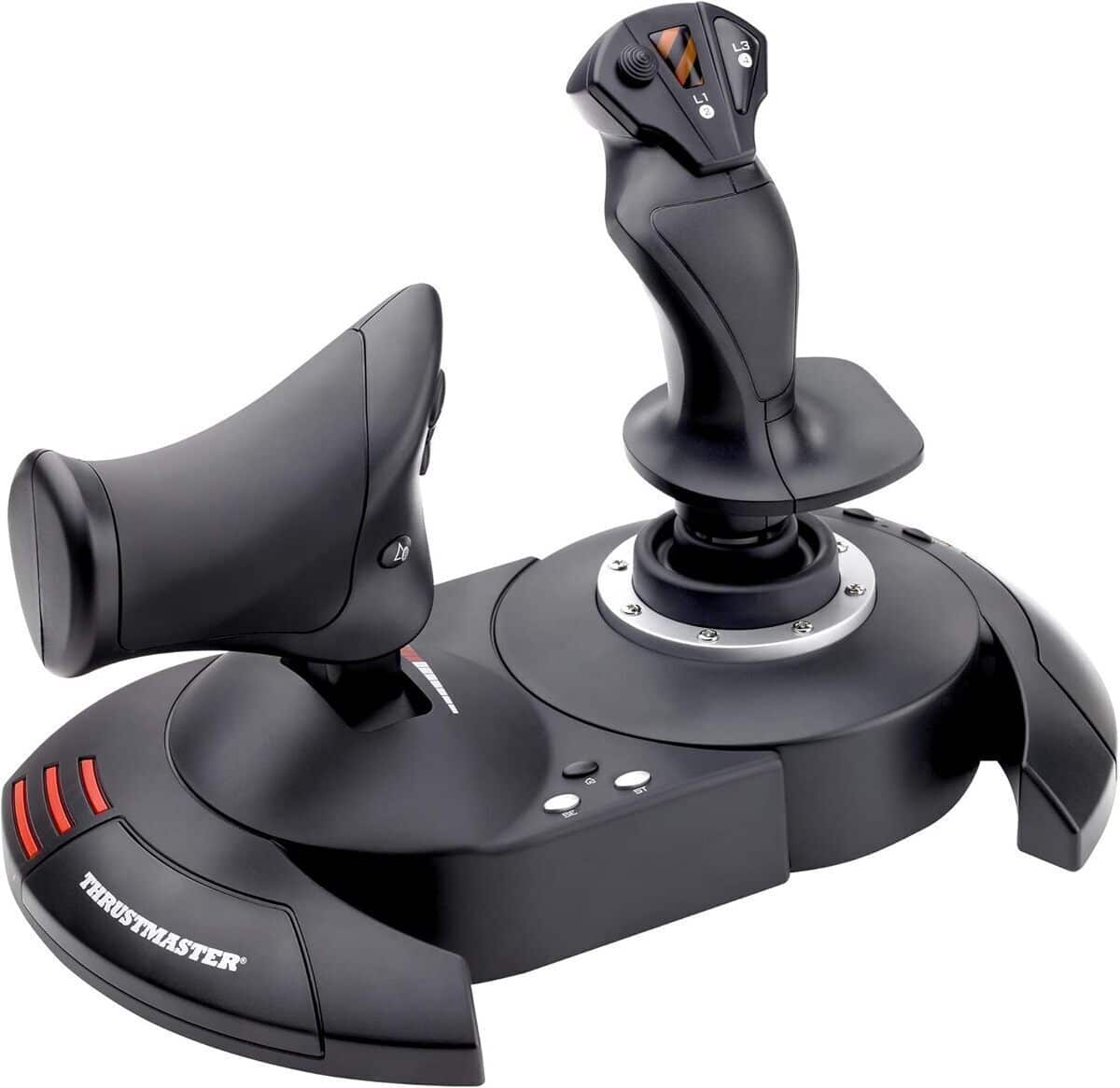 Test : thrustmaster T.Flight Hotas X joystick 5 axes