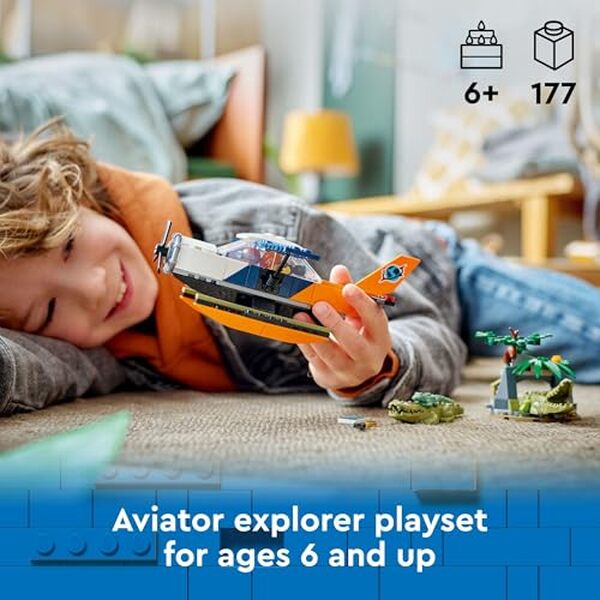 Découvrez l'avion d'eau Lego City Jungle, le jouet parfait pour les petits aventuriers. Explorez la jungle avec ce set passionnant et développez l'imagination de votre enfant dès maintenant. 