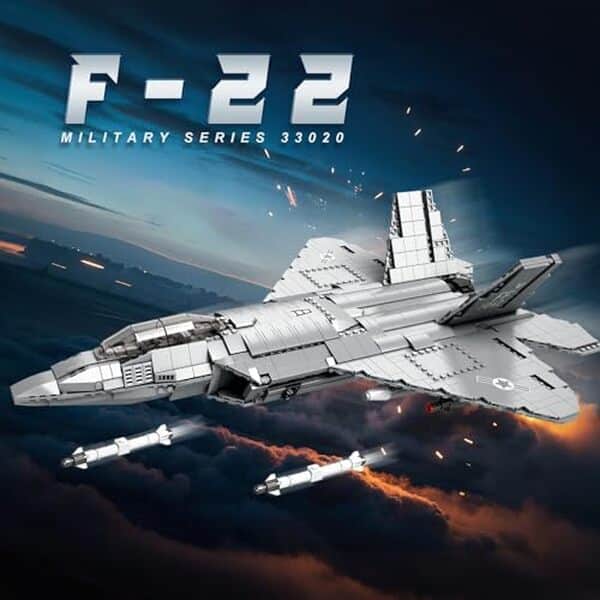 Découvrez notre test détaillé de l'avion militaire Reobrix F-22 modèle 33020 : un ensemble de construction premium pour adultes passionnés par l'aviation et les maquettes.