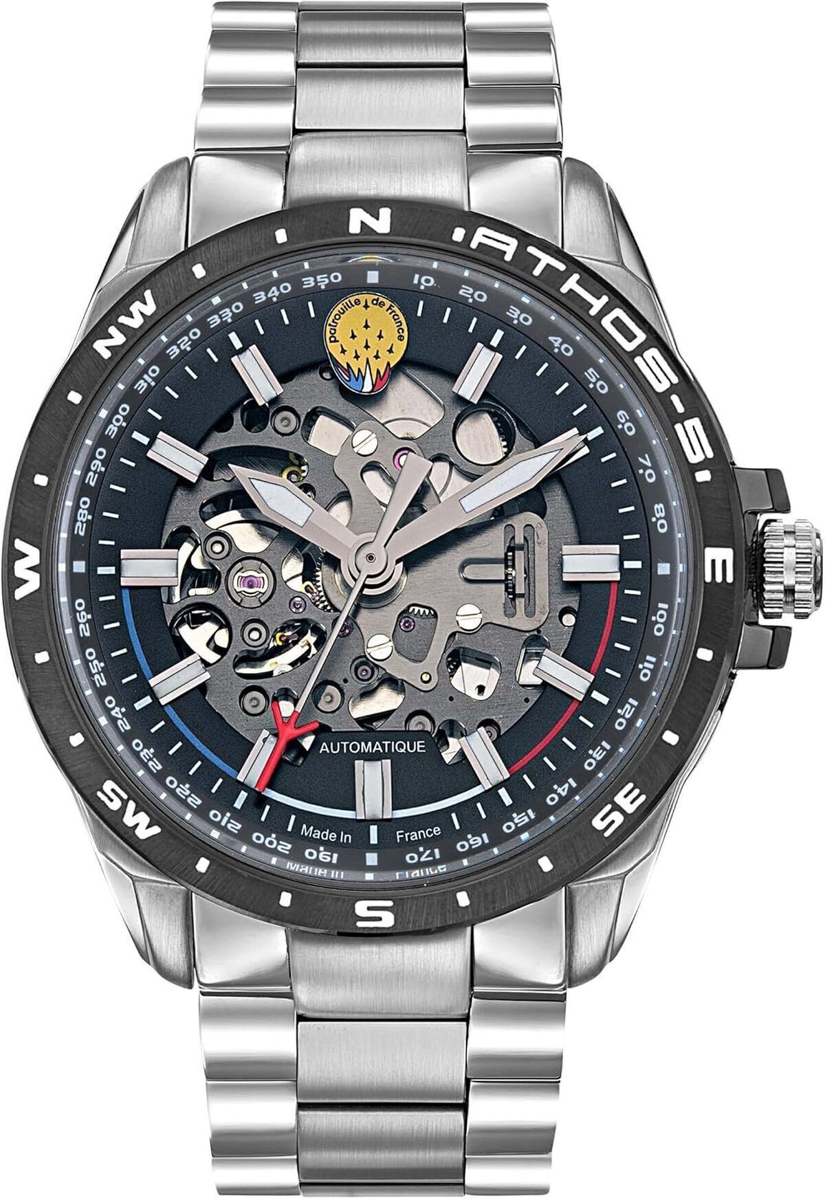 Avis montre Patrouille de France aviateur Athos 5 automatique