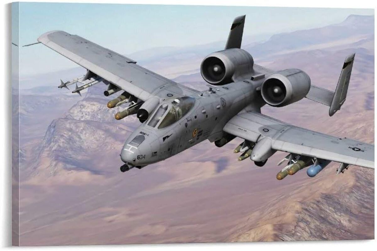 Avis : poster décoratif A10 Thunderbolt II 60x90 cm