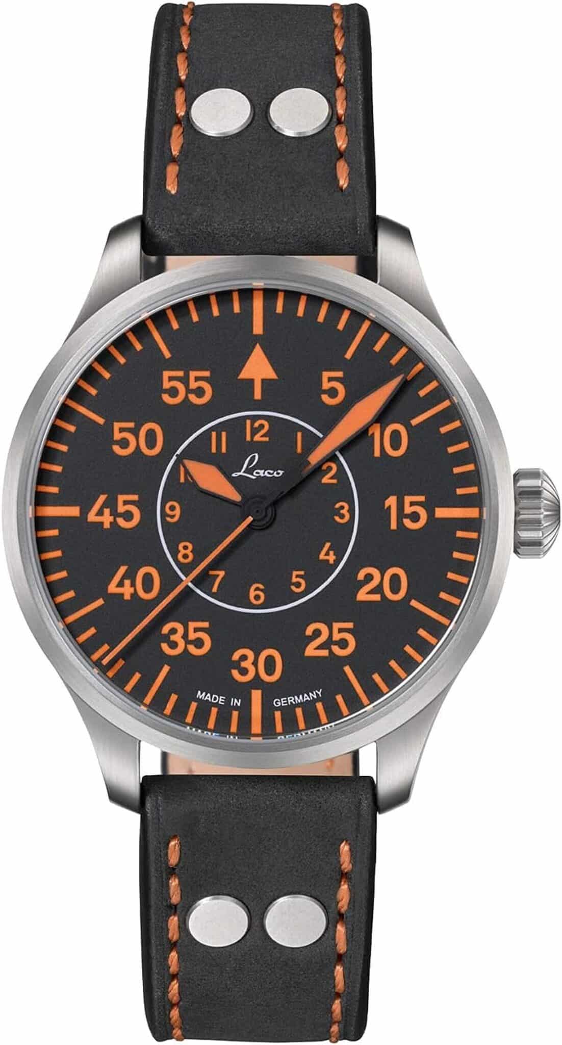 Avis sur la montre d'aviateur automatique Laco, boîtier en acier inoxydable