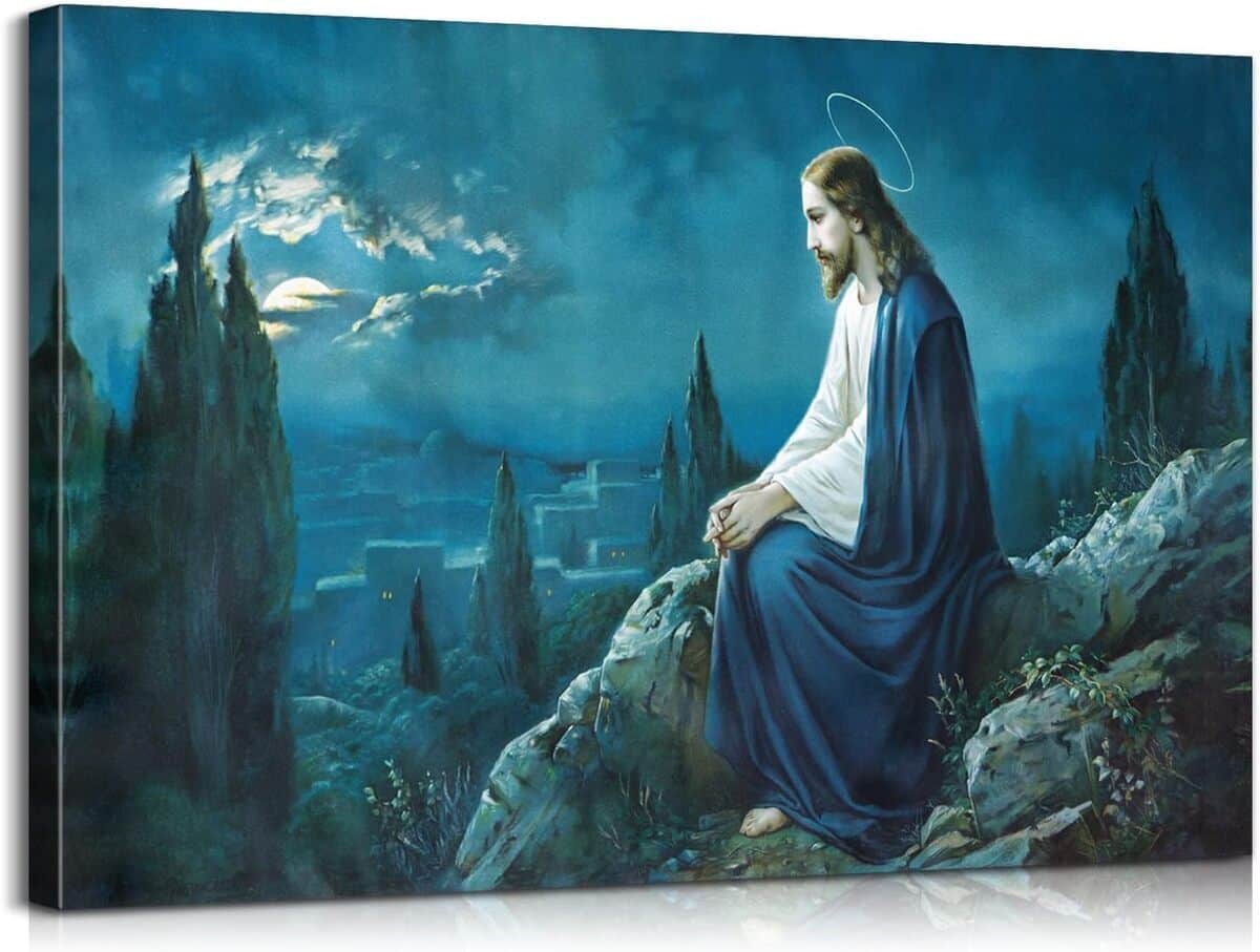 Avis sur le tableau Jésus art : prière dans le Gethsemane