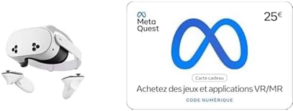 Test du Meta Quest 3S 256Gb avec gift code de 25 €