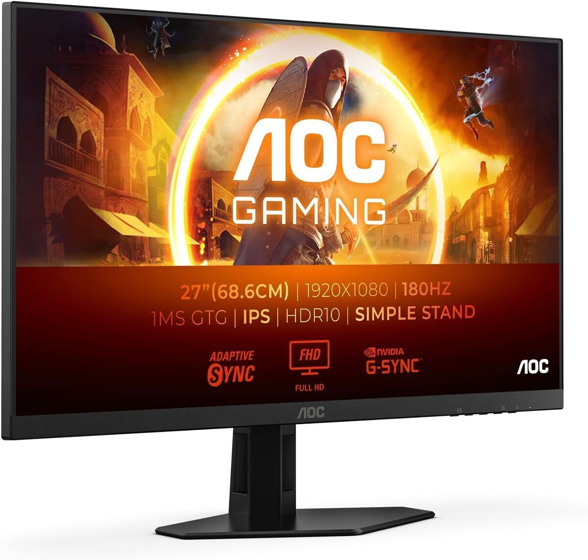 Test du moniteur AOC Gaming 27G4XED : immersion rapide en 180Hz