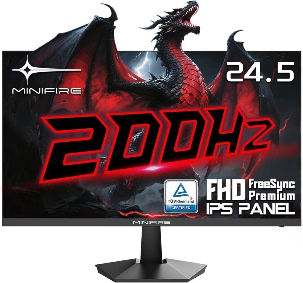Test : écran gaming Minifire MFG25X1 200Hz IPS