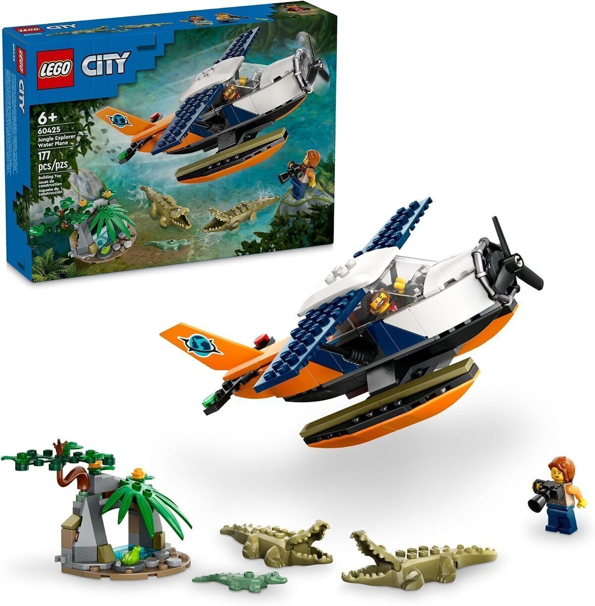 Test : lego City Jungle explorateur avion d'eau pour les petits aventuriers
