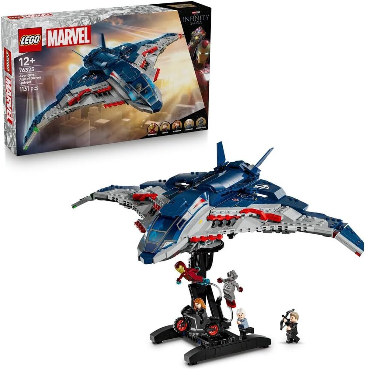 Test : lego Marvel Quinjet Avengers l'Ère d'Ultron 76325