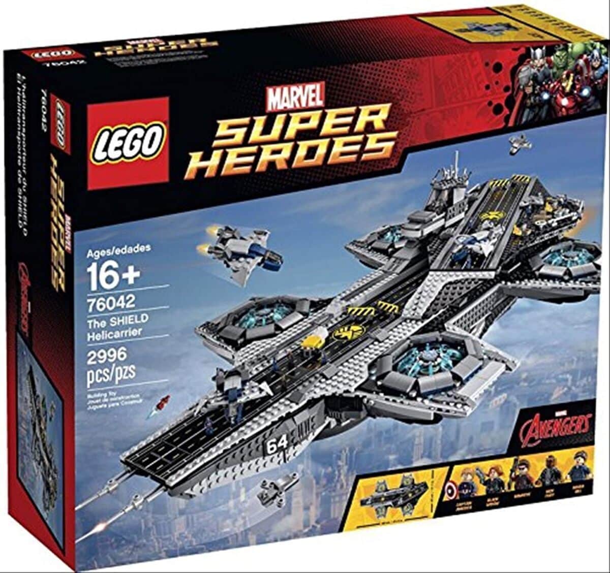 Test : l'hélitransport du Shield Lego Marvel Super Heroes 76042